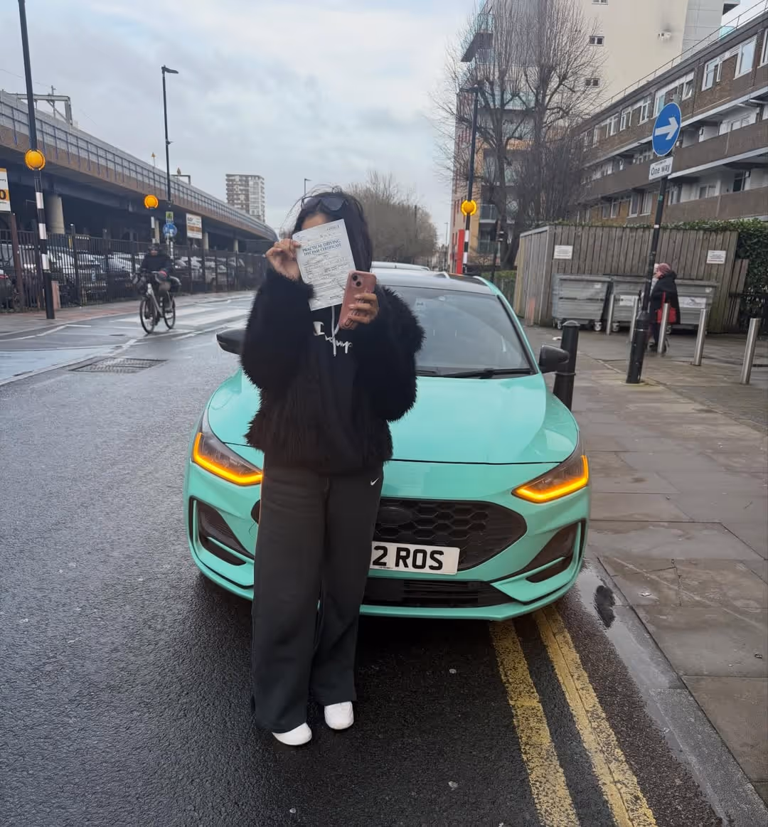 Congratulations to miss anonymous for passing at Loughton DTC. Stay safe on the roads
